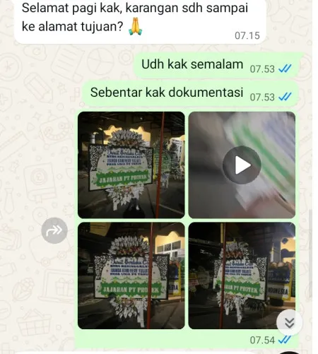 Pengiriman Papan Bunga Selamat Trahan Sluke