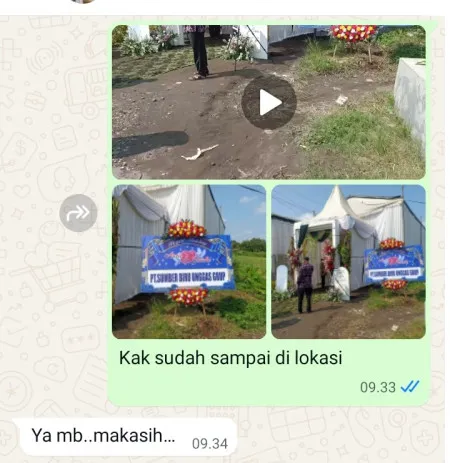 Pengiriman Karangan Bunga Trahan Sluke