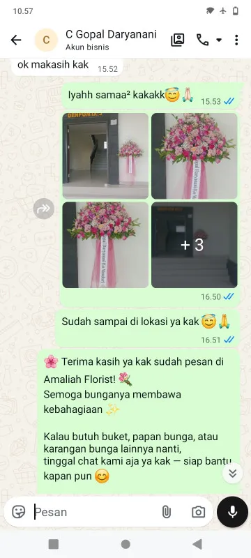 Pengiriman Karangan Bunga Trahan Sluke