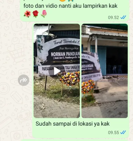 Pengiriman Karangan Bunga Trahan Sluke